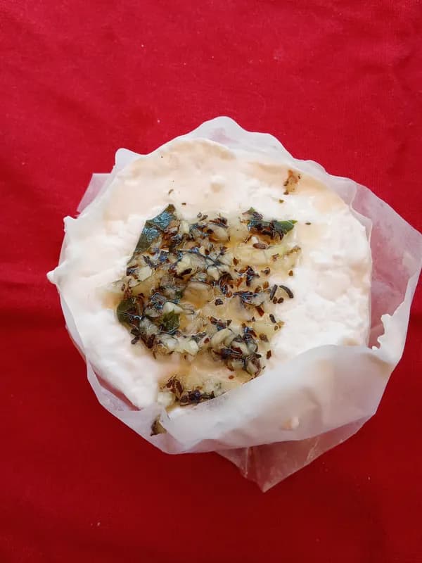 Chèvre frais garni ail basilic 100g