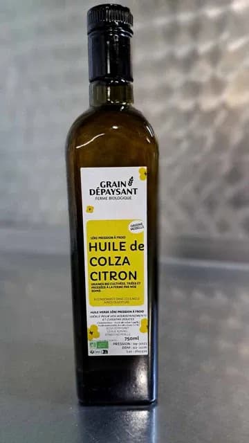 Huile bio colza-citron