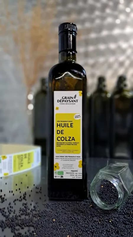 Huile bio de colza