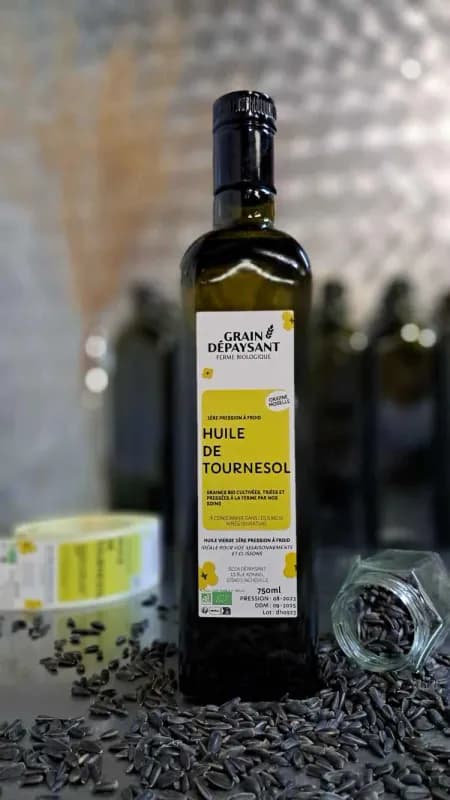 Huile bio de tournesol
