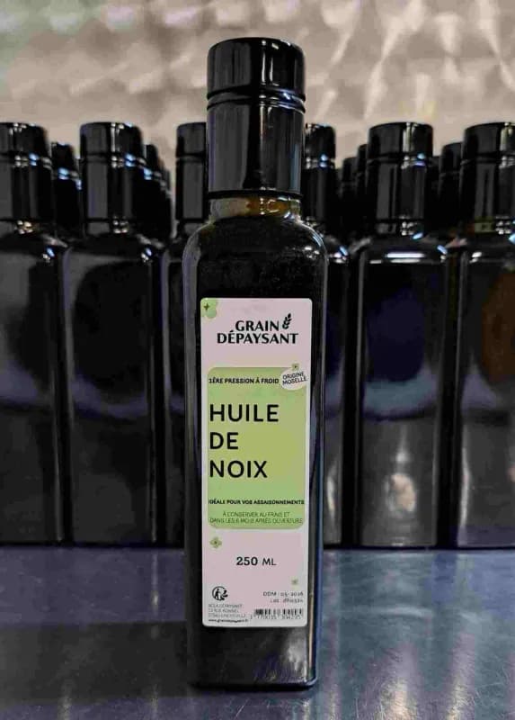 Huile bio de noix